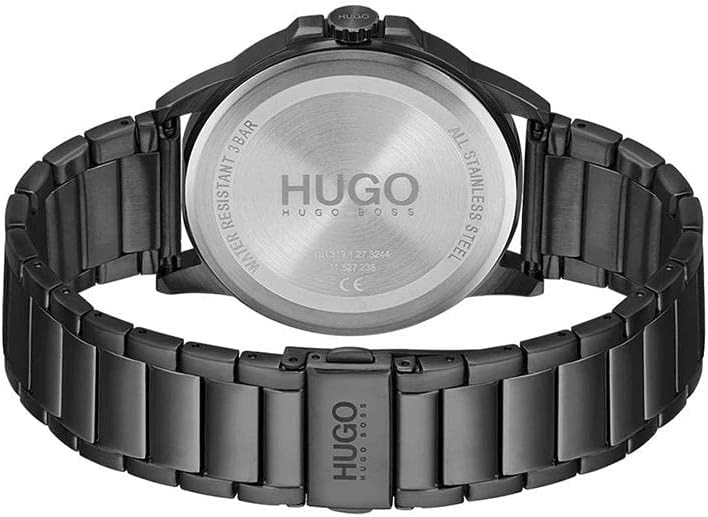 HUGO #First - Reloj de cuarzo con tres manecillas para hombre (1.693 in)