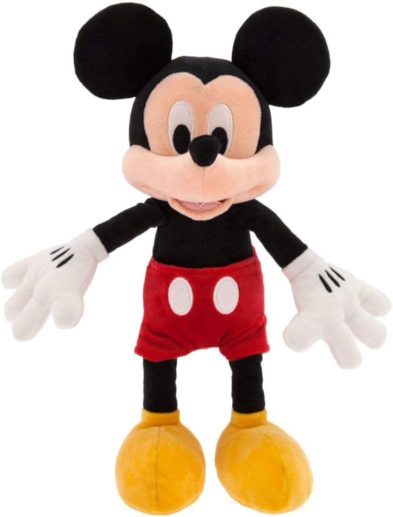 Disney Store - Peluche oficial de Mickey Mouse - de 33 cm de felpa suave y acogedor coleccionable - Perfecto para fanáticos y niños - Diseño icónico y calidad artesanal - Regalo ideal para cumpleaños