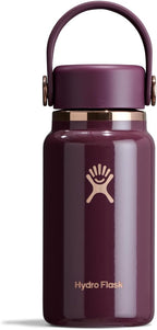 Hydro Flask Micro Bottle - Mini frasco aislado a prueba de fugas para bolso o bolsillo en 6.7 onzas de bayas de invierno brillante