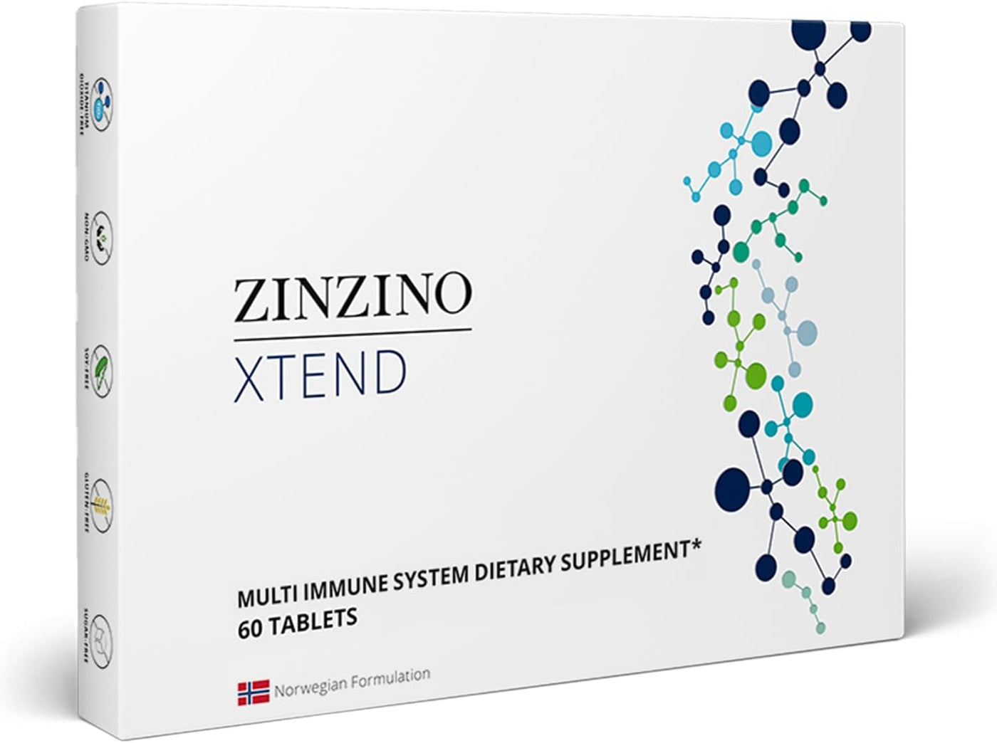 Zinzino - Xtend, Suplemento Inmune con 23 Vitaminas y Minerales Ese...