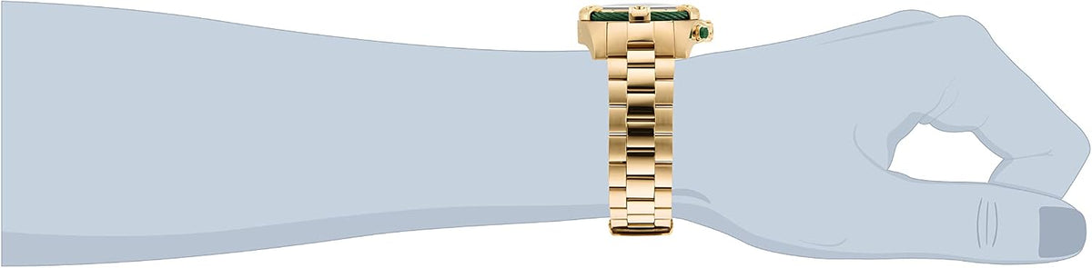 Invicta Reloj de cuarzo Bolt para hombre, dorado, 25517