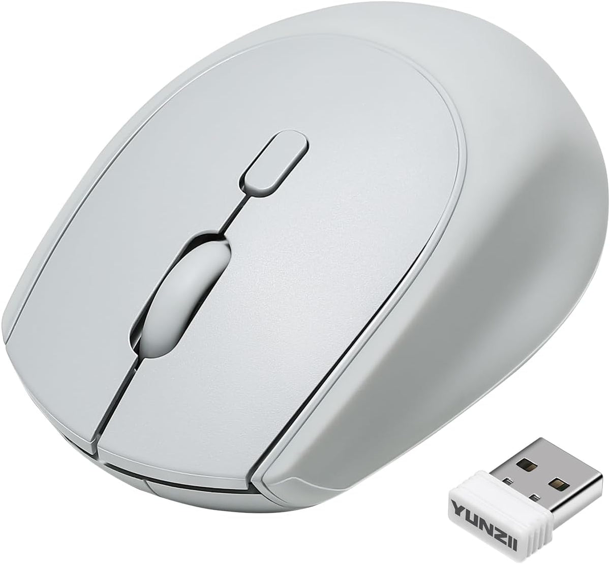 YUNZII Ratón Inalámbrico C2, 2.4GHz Ratón Inalámbrico de Computador...