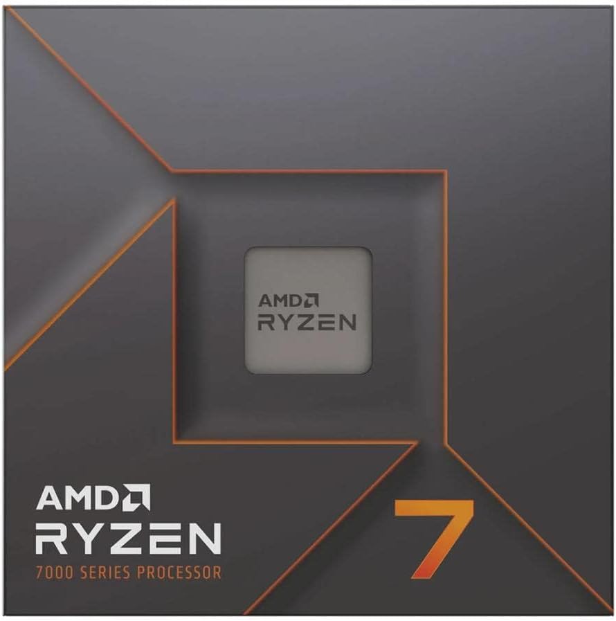 Procesador para computadora de escritorio AMD Ryzen 7 7700X de 8 nú...