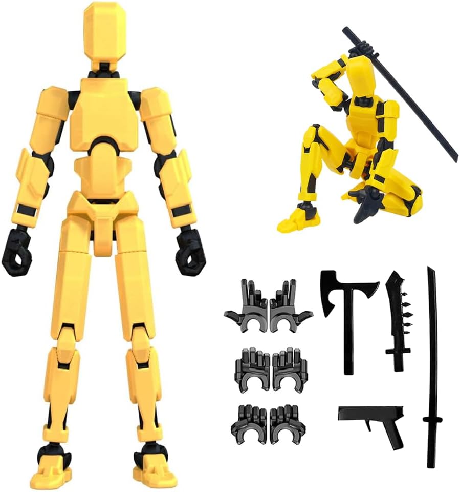 DANONI Titan13 - Figura de acción de robot Lucky Robot 13, figura d...