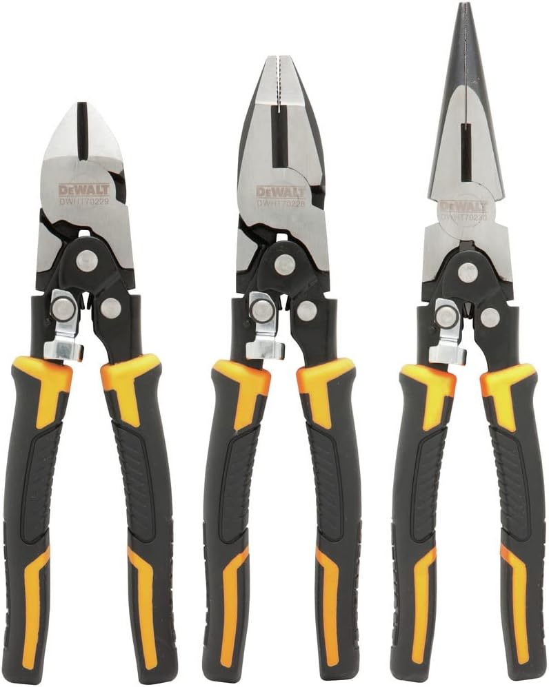 DEWALT DWHT70485 Alicates 3pk de acción compuesta
