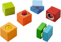 HABA - Diversión con sonidos, bloques de madera de descubrimiento para niños pequeños con sonidos acústicos, juguetes para niños pequeños para actividades de aprendizaje preescolar, (fabricado en
