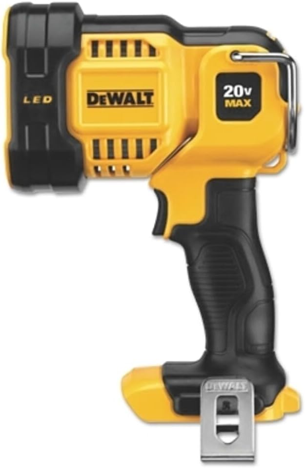 DEWALT Luz de trabajo LED máxima 20V, cabeza pivotante (DCL043)
