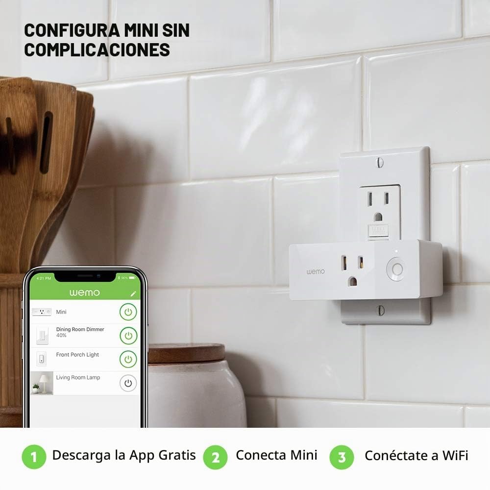 Lámpara LNKF7C063 - Mini enchufe inteligente Belkin
