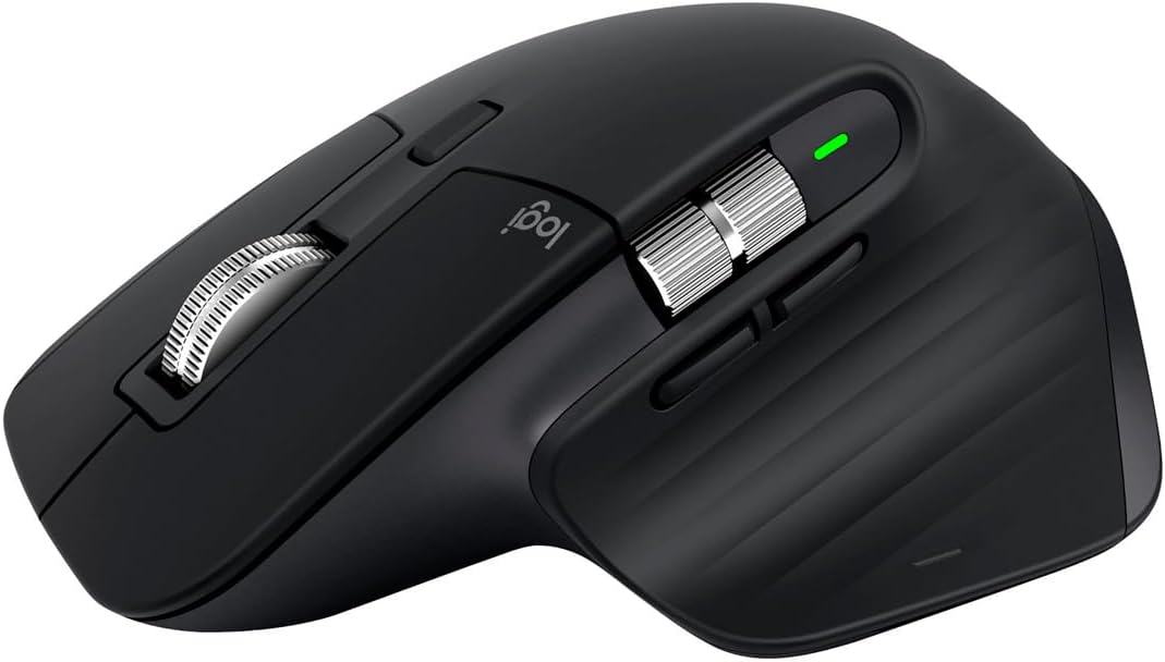 Logitech MX Master 3S - Mouse inalámbrico de rendimiento con despla...