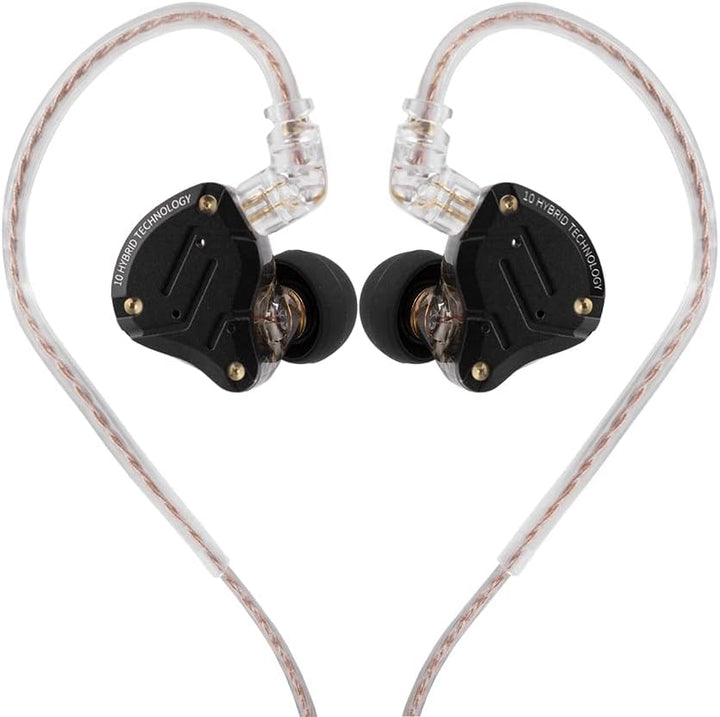 Linsoul KZ ZS10 Pro, Audífonos intraurales HiFi con 5 controladores...