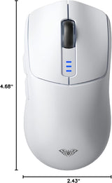 AULA SC580 Ratón Inalámbrico para Juegos, Ratón de Juego Tri-Modo 2...