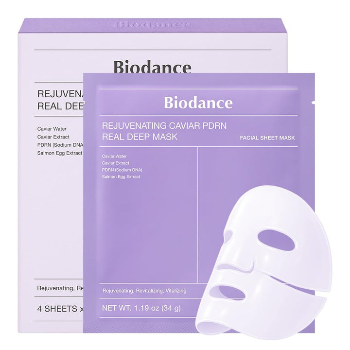 BIODANCE Mascarilla profunda de caviar rejuvenecedor PDRN, mascaril...