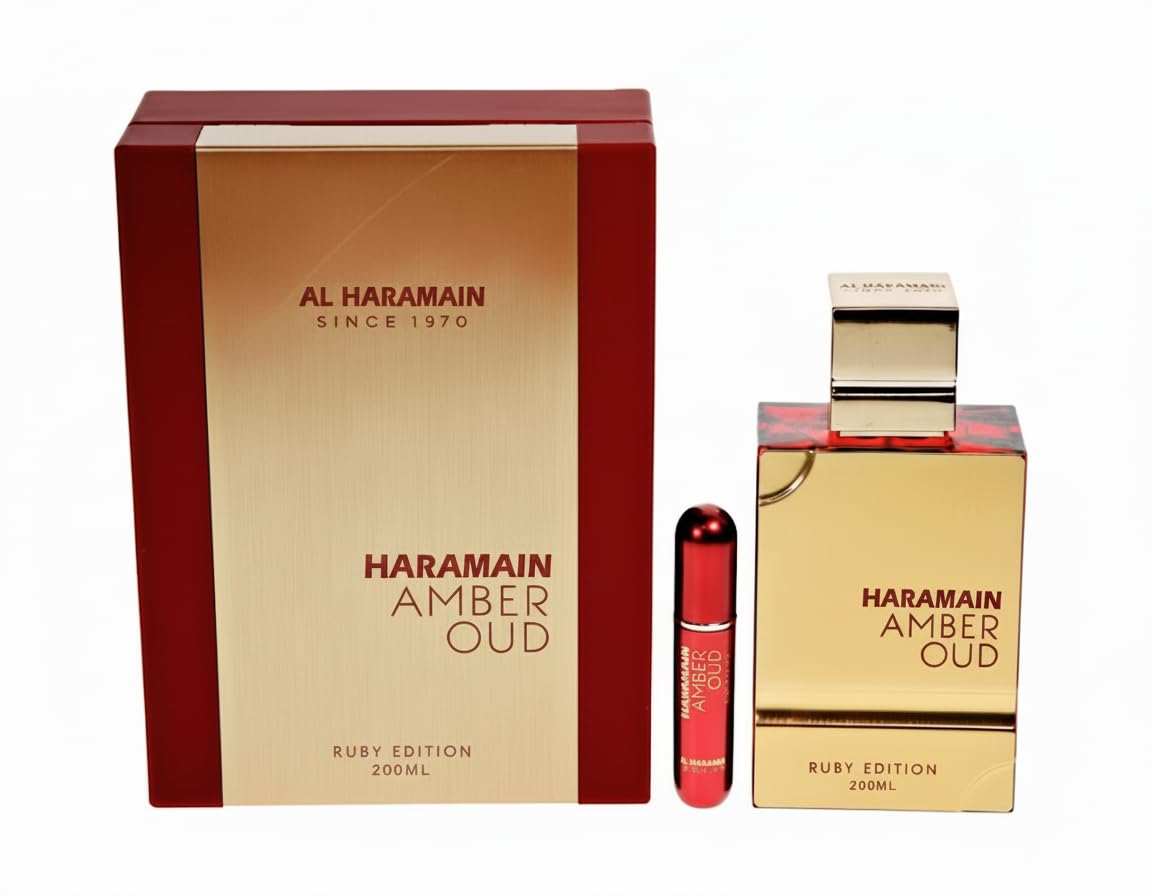 Al Haramain Amber Oud Ruby Edition Eau De Parfum Spray para Unisex,...