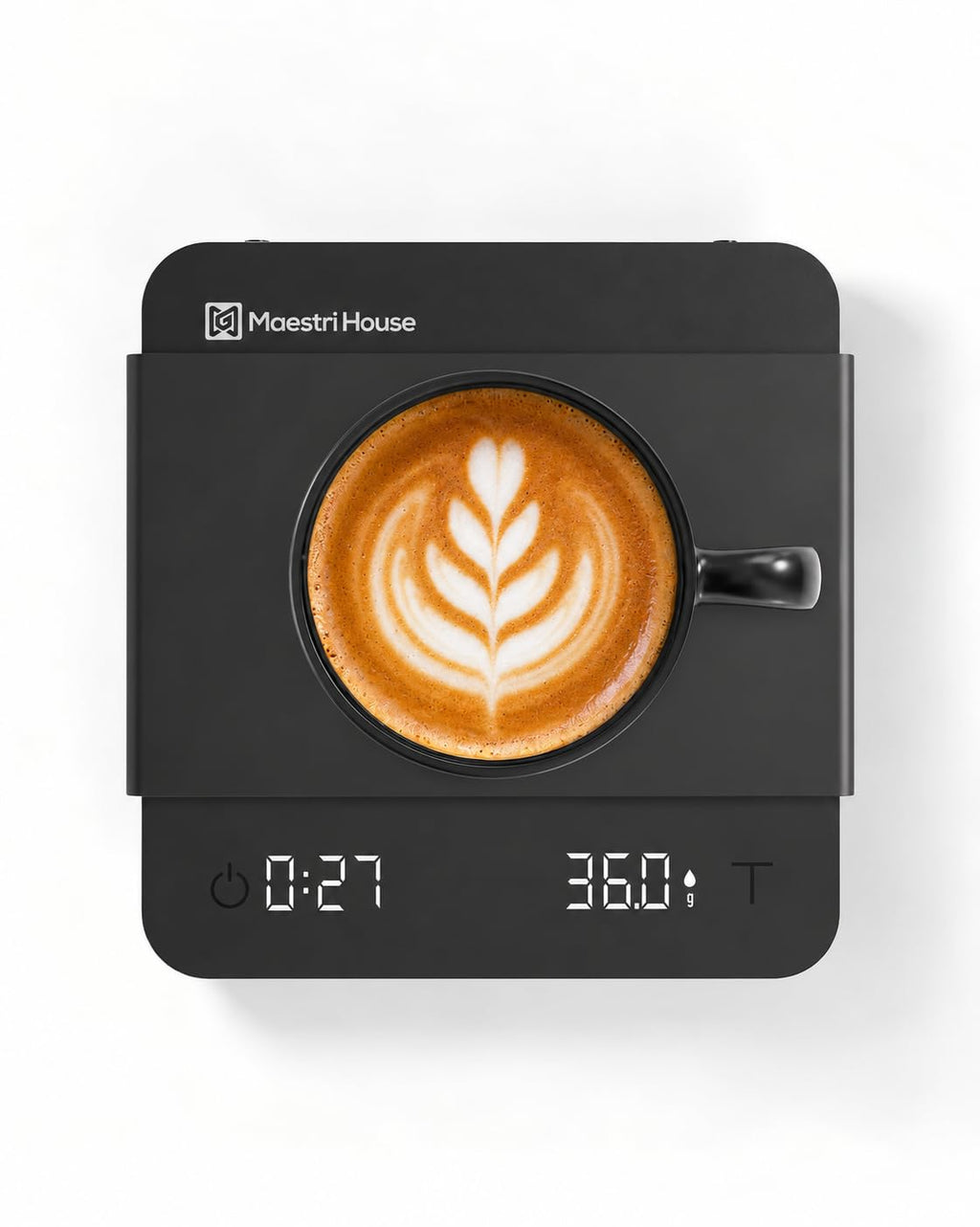 Maestri House S1 Air - Báscula ultradelgada de café espresso con