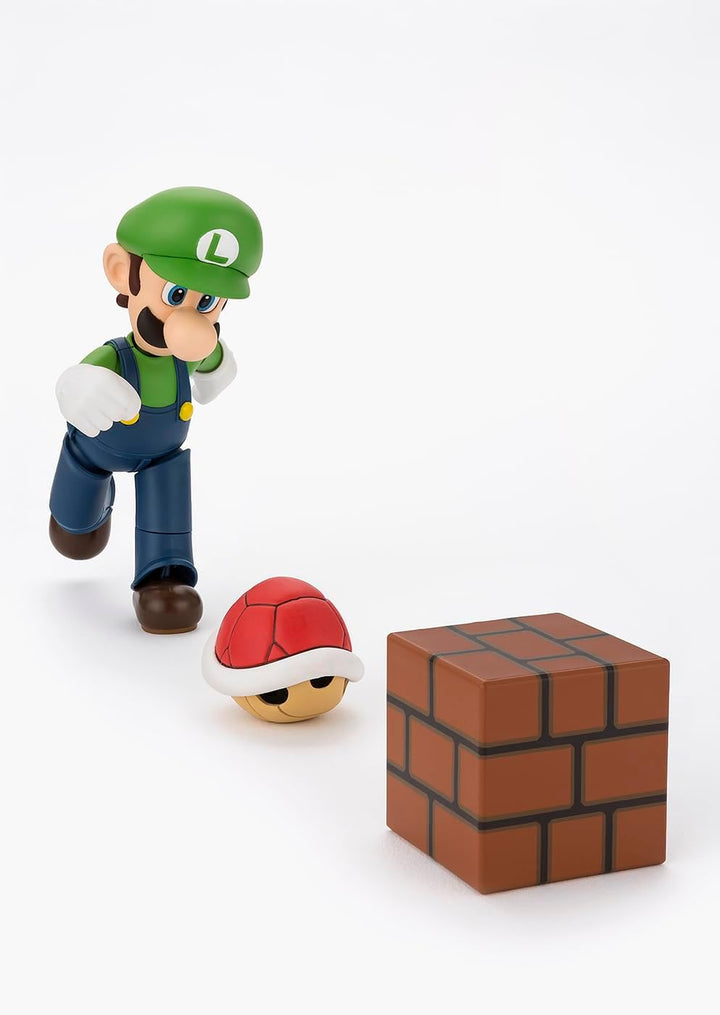 TAMASHII NATIONS - Super Mario - Figura de acción Luigi S.H.Figuarts