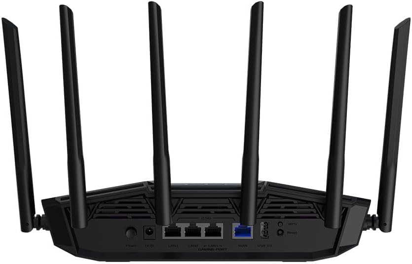 ASUS TUF Gaming BE6500 - Router WiFi 7 de doble banda, hasta 6.5 Gb...
