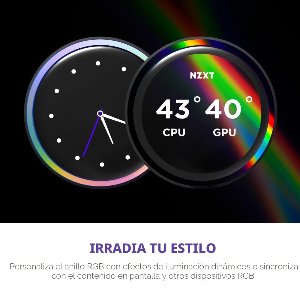 NZXT Kraken Elite 360 RGB 2024 - Enfriador líquido AIO para CPU - R...