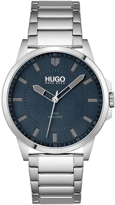 HUGO #First - Reloj de cuarzo con tres manecillas para hombre (1.693 in)