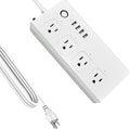 XENON ZigBee - Regletas de corriente, voz/aplicación/temporizador, 4 tomas de corriente controladas individualmente, compatibles con Alexa Google Home, Need ZigBee Gateway Hub