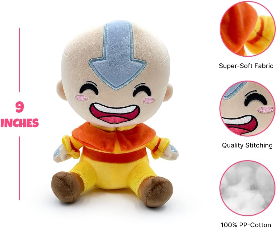 Youtooz Aang - Peluche de Avatar de 9 pulgadas, colección Avatar Th...