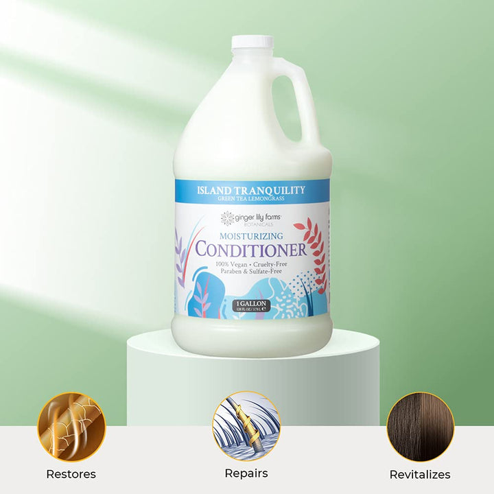 Ginger Lily Farms Botanicals - Acondicionador hidratante para cabel...