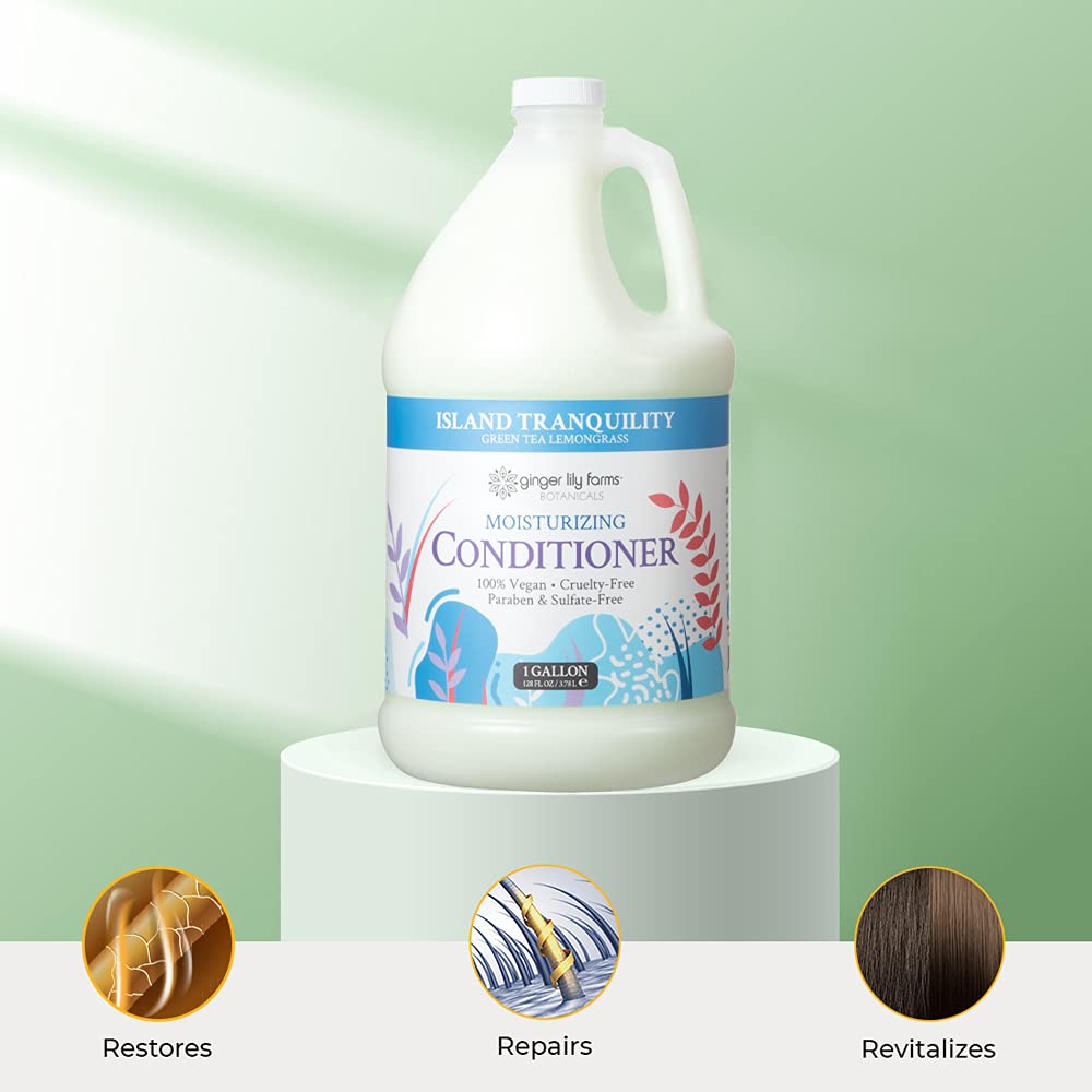 Ginger Lily Farms Botanicals - Acondicionador hidratante para cabel...