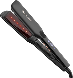 ANNLARY Plancha para el cabello, plancha plana de 1.75 pulgadas con...