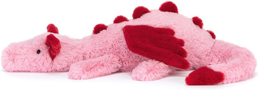 Jellycat Dragón de Corazón 20 pulgadas Grande Juguete de