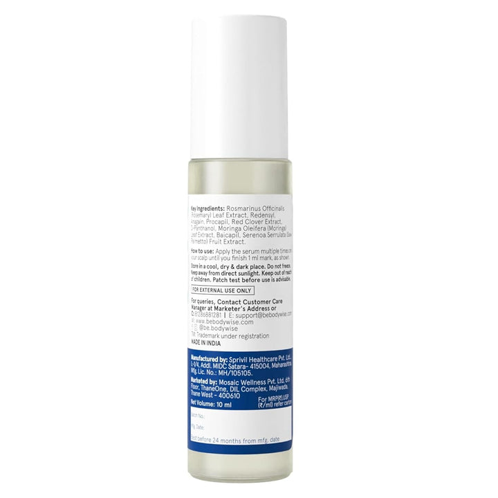 Be Bodywise Suero para Crecimiento del Cabello con Romero Roll On 1...