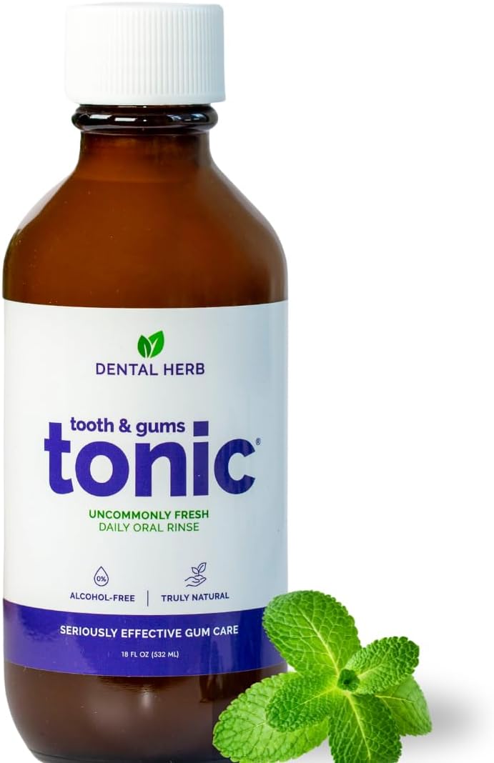 Dental Herb Company dientes y encías tónicas, botella de 18 oz