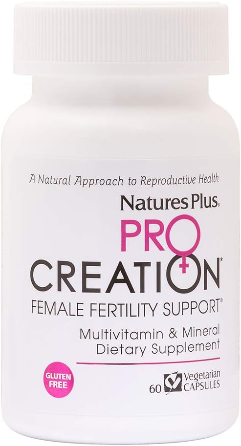 NaturesPlus ProCreation Apoyo a la fertilidad femenina - 60 cápsula...