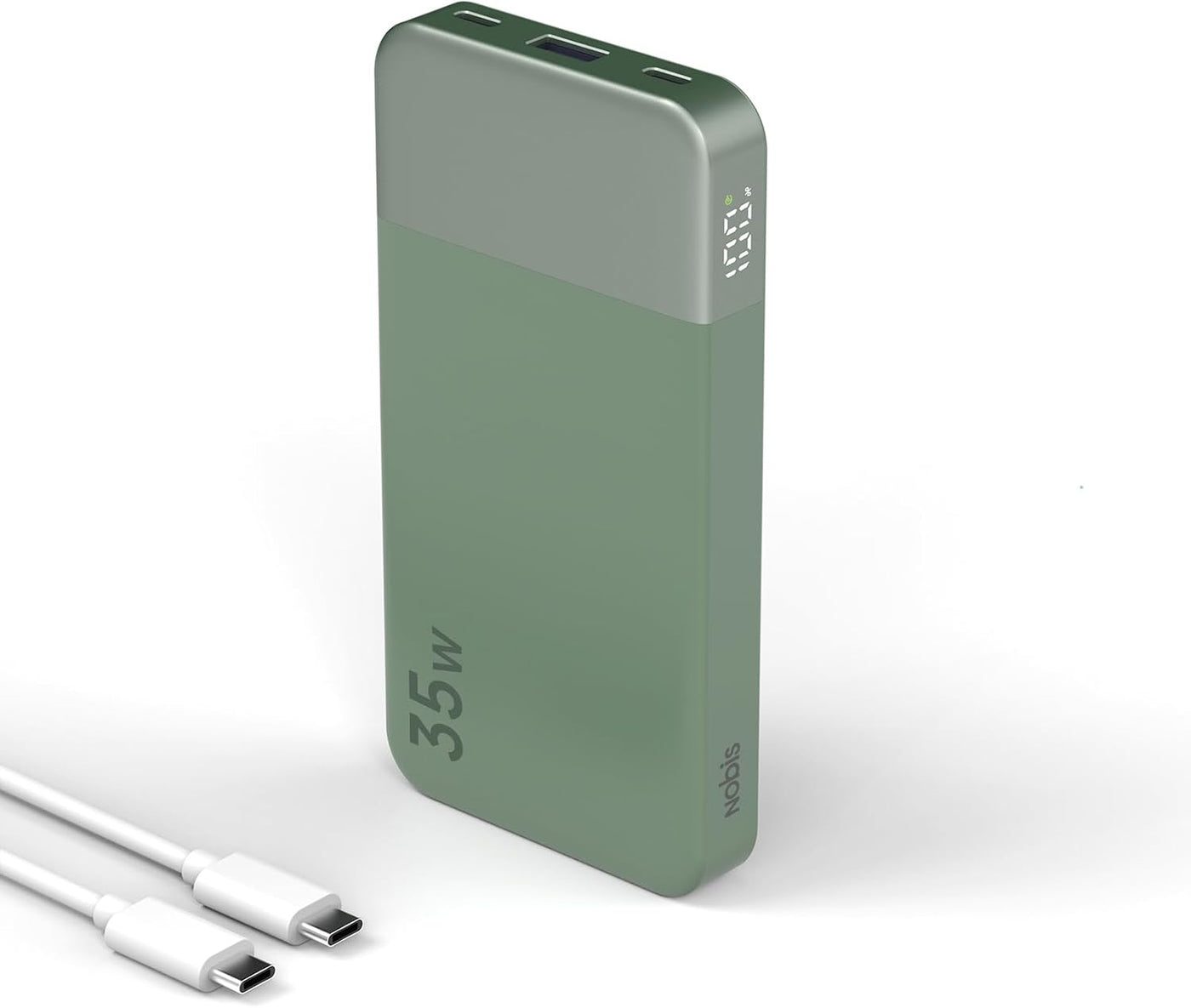 NOBIS Cargador portátil de banco de energía 35W 10000mAh | Batería...