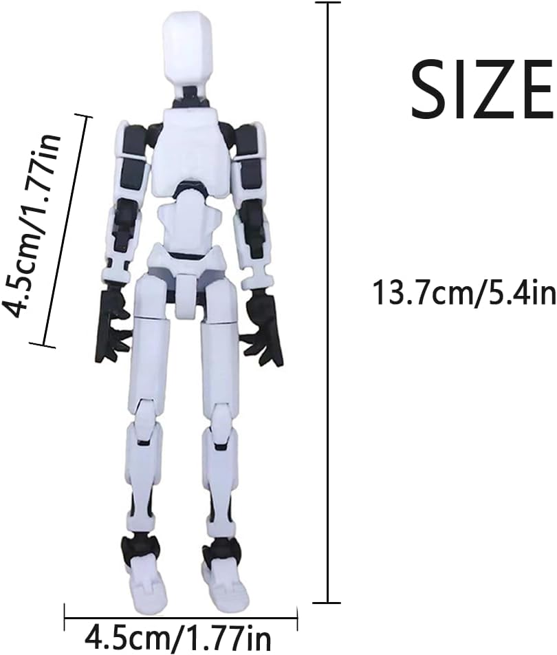 DANONI Titan13 - Figura de acción de robot, Lucky Robot 13, figura...
