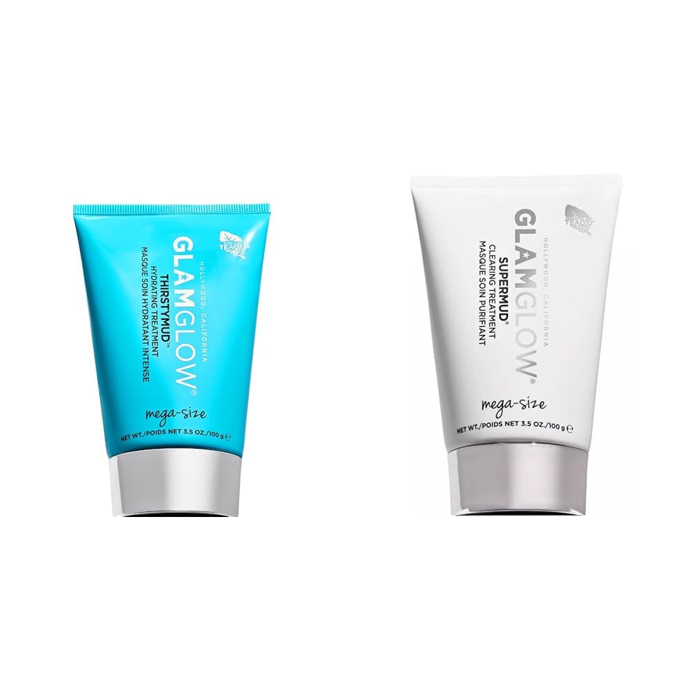 Mascarilla facial con tratamiento hidratante Glamglow THIRSTYMUD |...