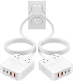Cable de extensión dividido de 12 pies (6 pies por lado) - 4 puertos