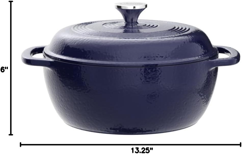 Lodge Essential - Horno holandés de hierro fundido esmaltado