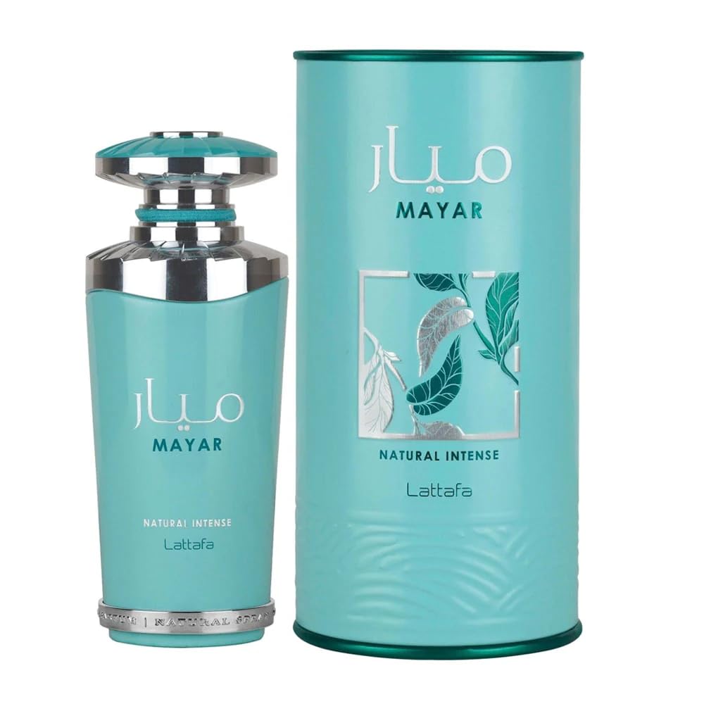 Lattafa Mayar Natural Intense Eau de Parfum Spray para mujer, 3.4 o...