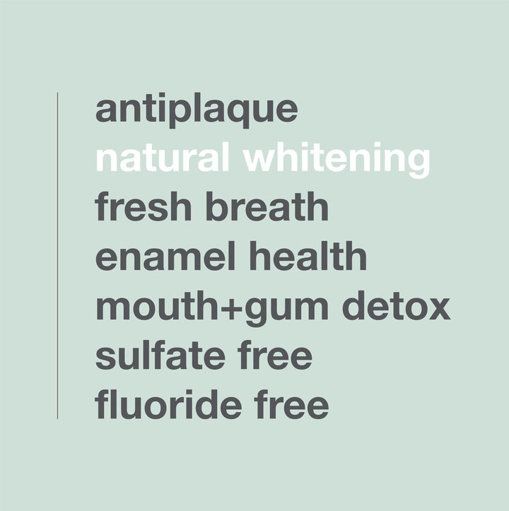 Davids Pasta de dientes sin flúor, blanqueamiento dental, antiplaca...