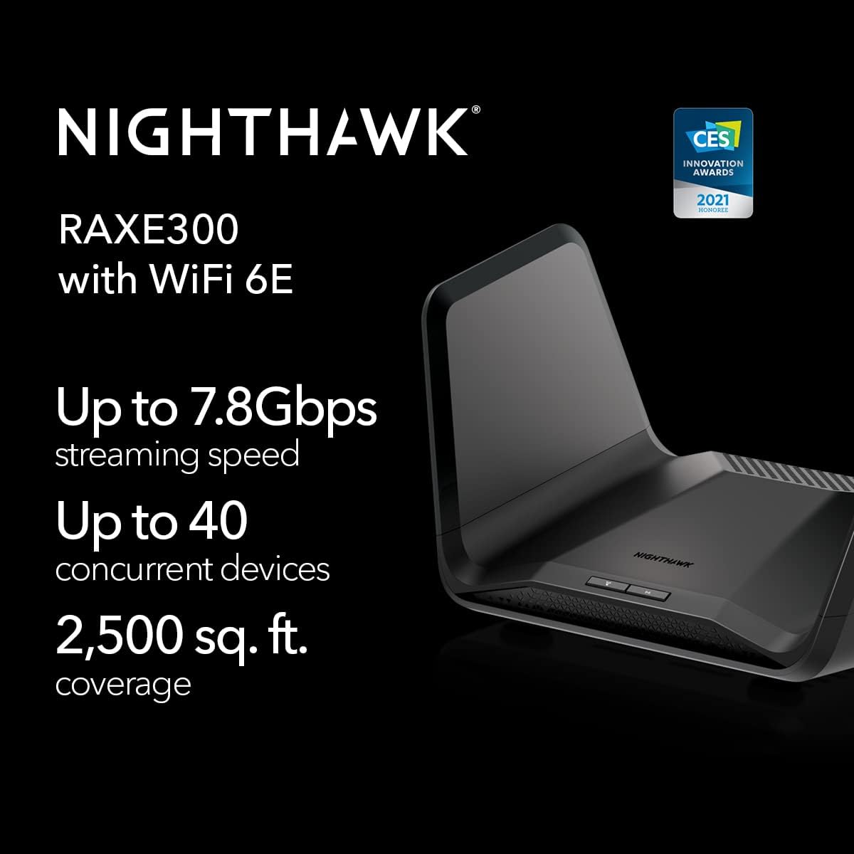 NETGEAR Router WiFi 6E de tres bandas Nighthawk (RAXE300) - Caracte...