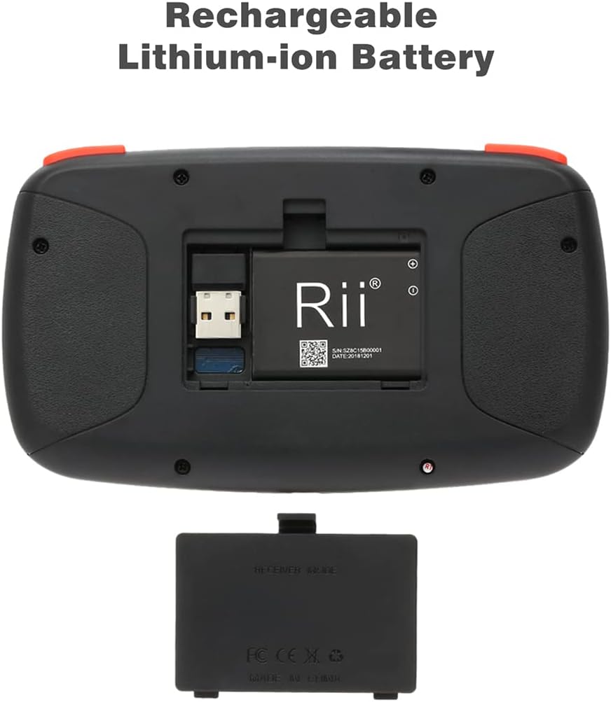 Rii i4 Mini Teclado Bluetooth con Touchpad Teclado