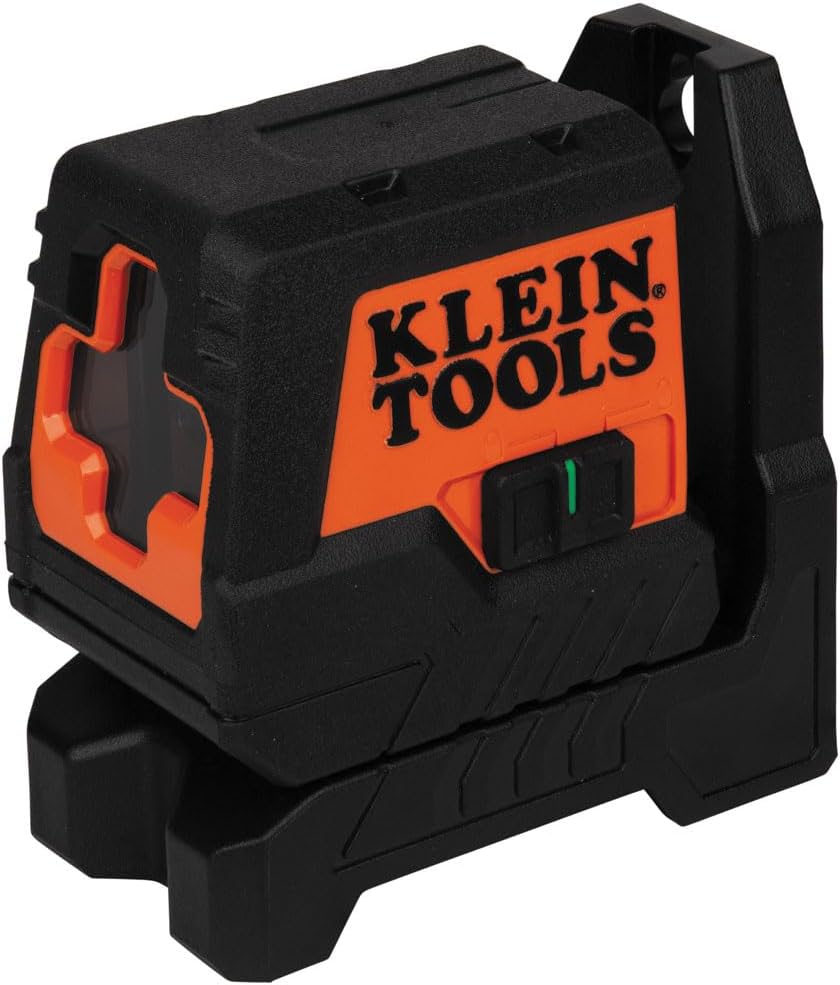 Klein Tools Nivel láser autonivelante 93MCLG, mini nivel de línea cruzada