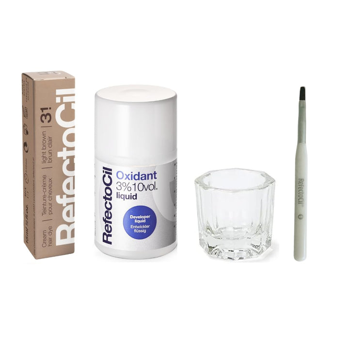 Kit de teñido de cabello RefectoCil incluye tinte en crema para el...