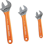 KLEIN TOOLS D5073 Juego de llaves ajustables de capacidad extra de 3 piezas