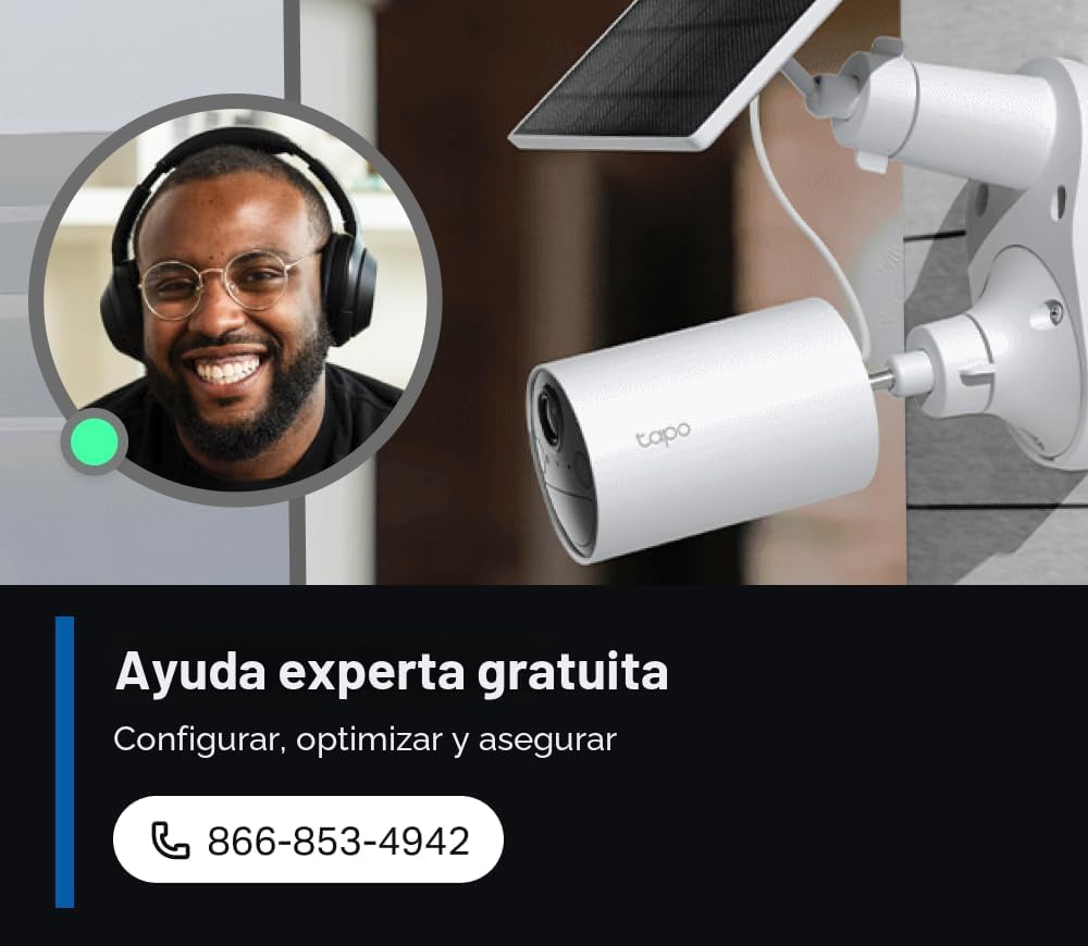 Tapo TP-Link Tapo SolarCam C402 Kit, cámara solar para exteriores c...