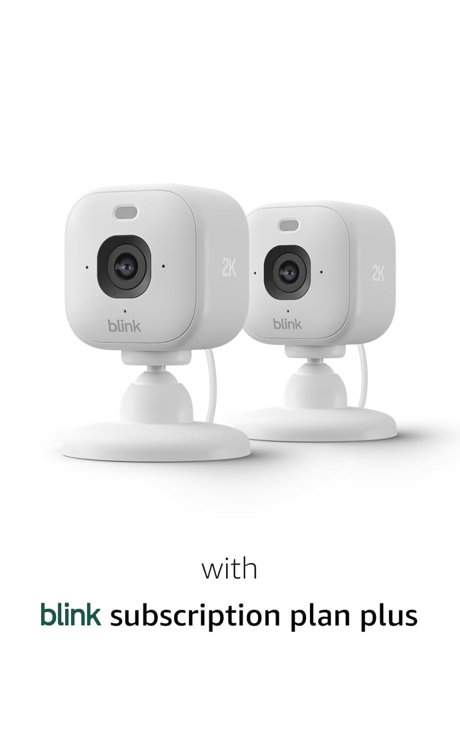 Blink Mini 2K+ (último modelo) con suscripción Plus por un año. Cám...