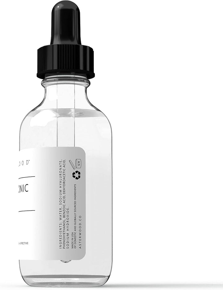 Asterwood - Suero de ácido hialurónico puro para cara, antienvejeci...