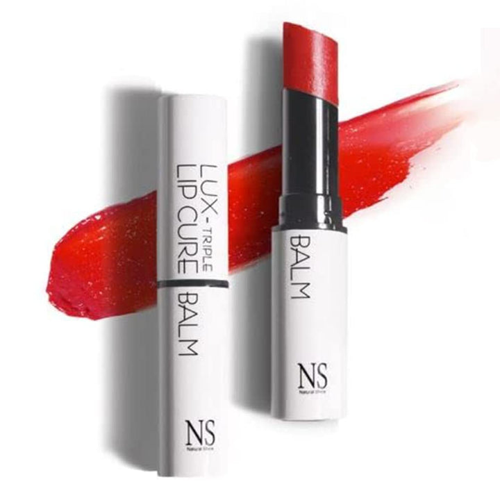Lux Triple Lip CURE Bálsamo Brillante VENUS (Rojo Rubí) (0.17 oz) 4...