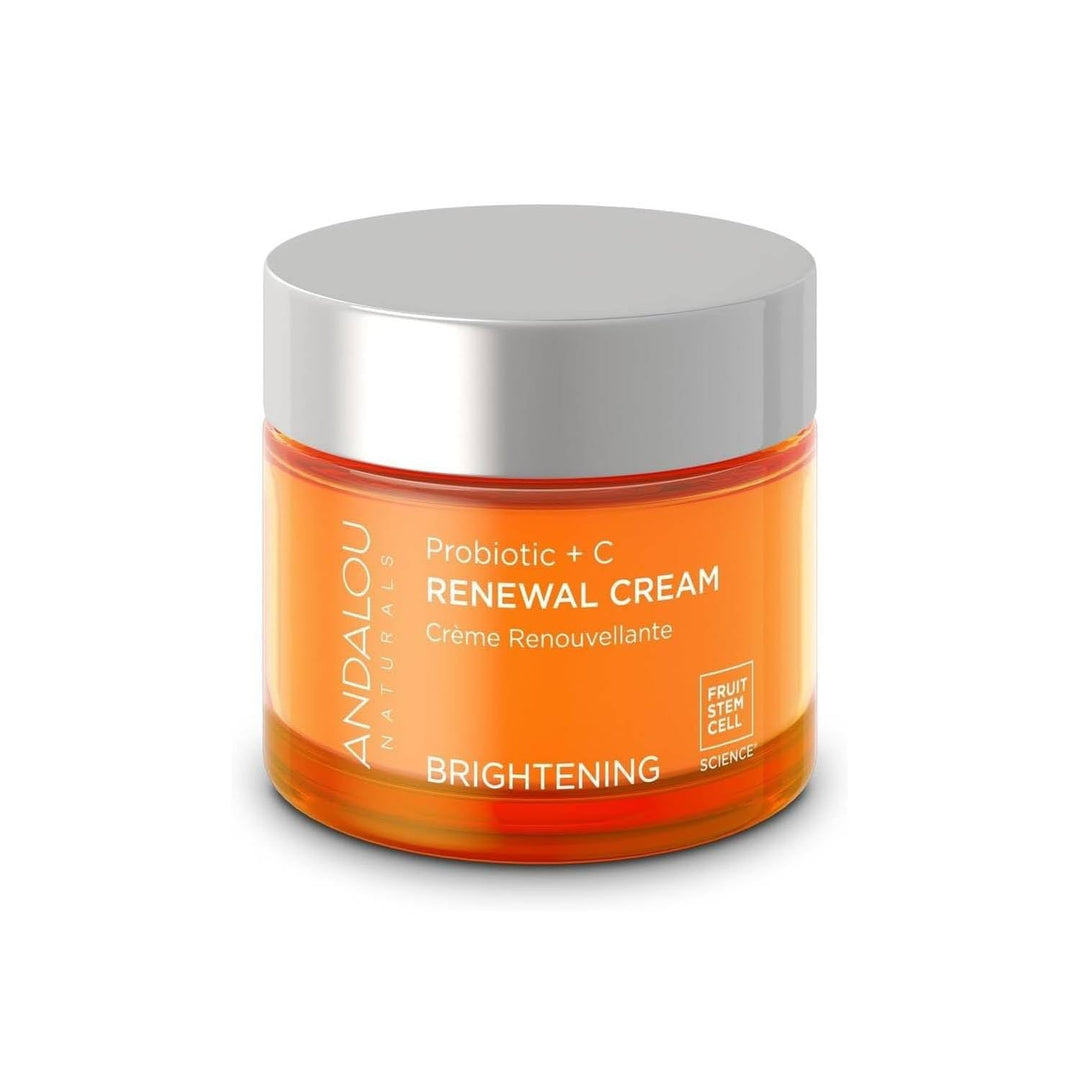 Andalou Naturals Probiotic + Vitamin C Renewal Cream Crema hidratan...