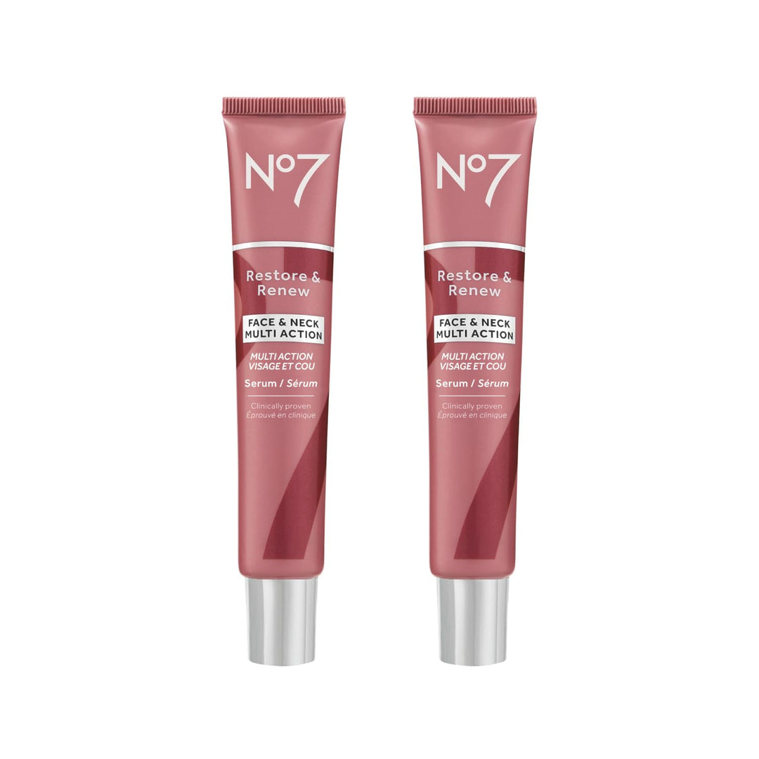 No7 Restore &amp; Renew Suero Multiacción para Rostro y Cuello - Tr...
