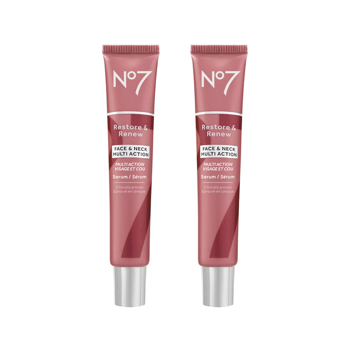 No7 Restore &amp; Renew Suero Multiacción para Rostro y Cuello - Tr...